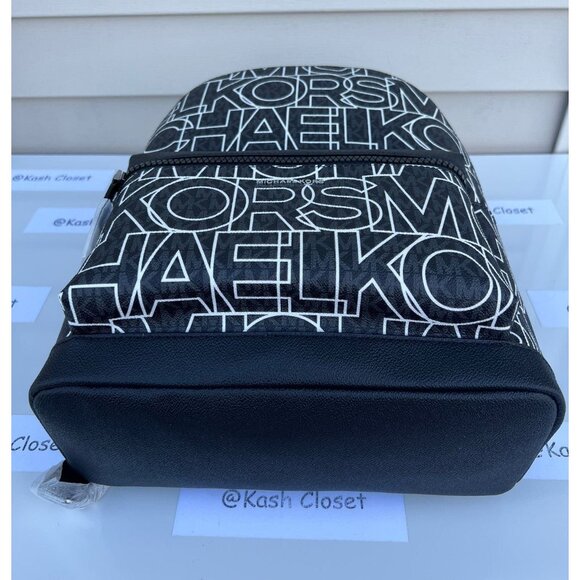 Michael kors backpack cooper large graphic MK signature Black - Picture 8 of 11